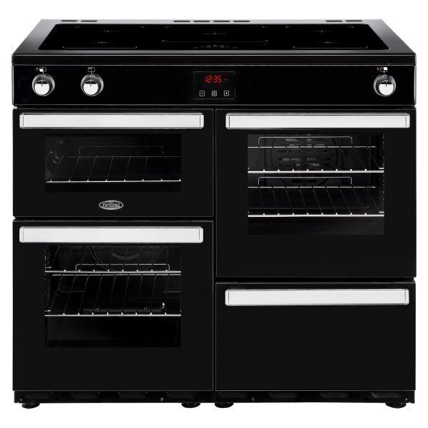 BELLING COOKCENTRE 100CM RANGE BLK