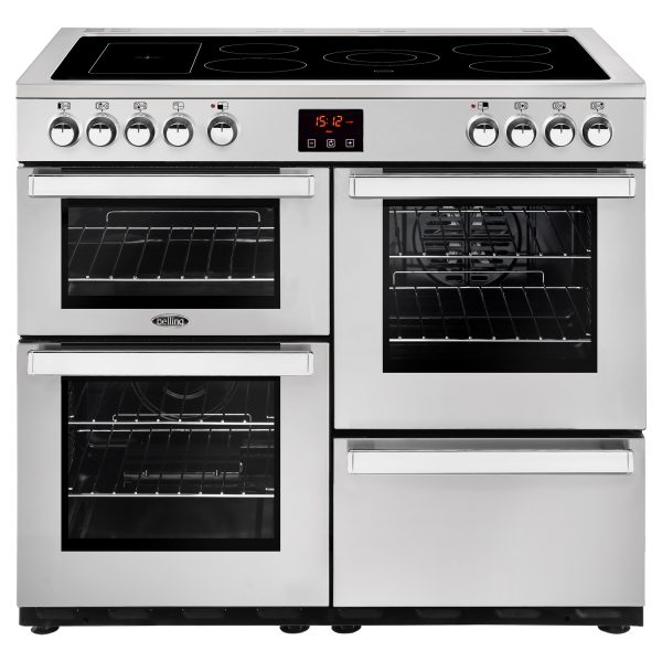 BELLING 100CM ELECTRIC COOKCENTRE SS