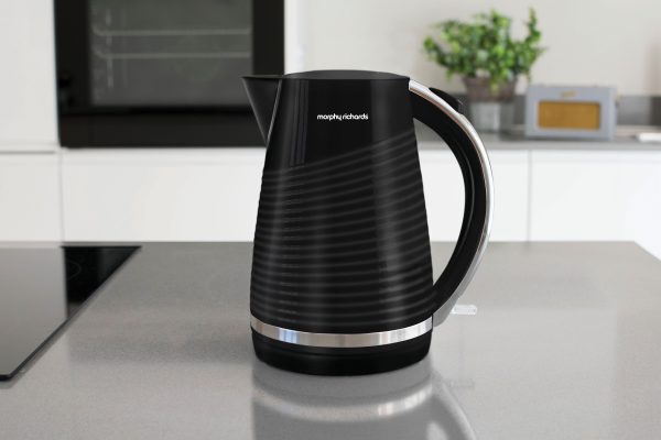 MR Dune Premium Patterned Kettle Black 1.5 litre