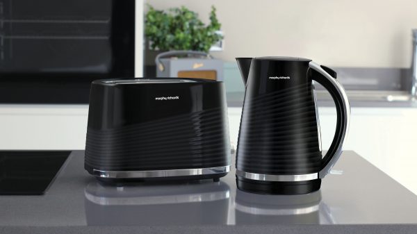 MR Dune Premium Patterned Kettle Black 1.5 litre