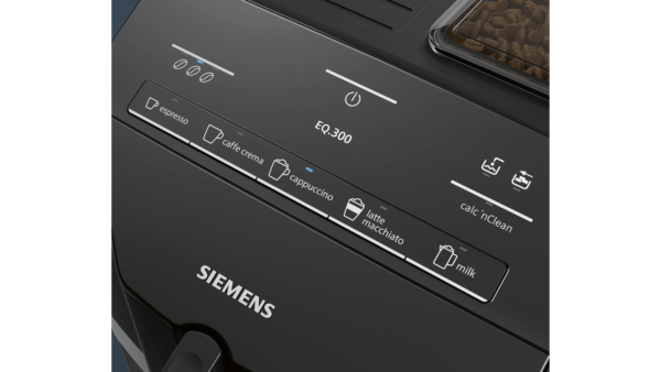 Siemens Fully Automatic Coffee Machine EQ.300 – Black – TI351209GB