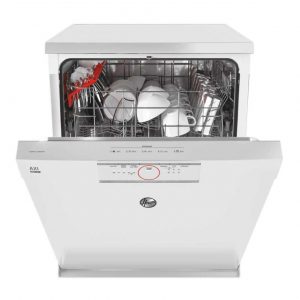 Hoover HDPN1L390OW-80 Full Sized 13 Place Setting Freestanding Dishwasher
