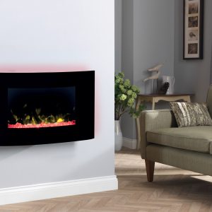 Dimplex 34″ Driftwood & River Rock Fuel Bed LED Fireplace – LF34DWS