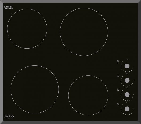 BELLING 4 RING CERAMIC HOB CONTROL KNOBS – BCH60RB