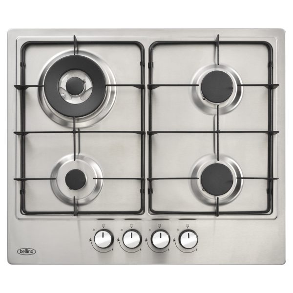 BELLING 4 RING GAS HOB S/STEEL NAT GAS – BGH602CSTANG