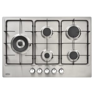 BELLING 5 RING GAS HOB 75CM S/STEEL NG