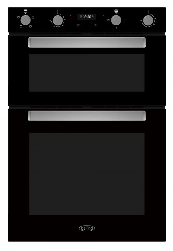 BELLING BLACK DOUBLE OVEN