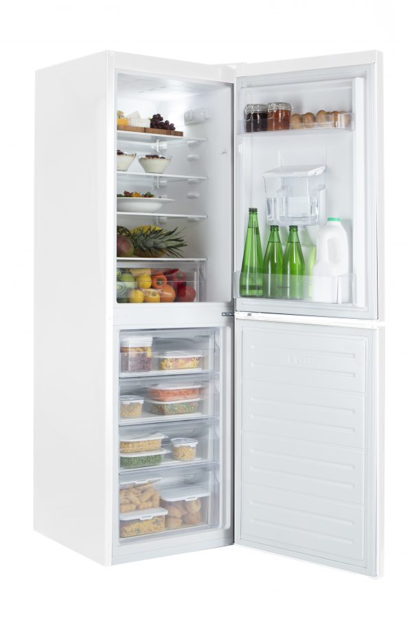 Candy Freestanding Fridge Freezer with Water Dispenser – CVS1745WWDK