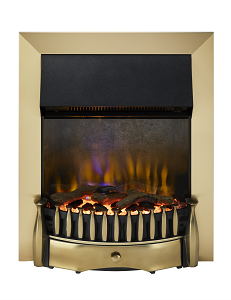 Braemar Brass Optiflame 3D Electric Inset Fire – BRM20BR