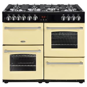 Baumatic Twin Cavity 90cm Range Cooker Stainless Steel – BCE925SS