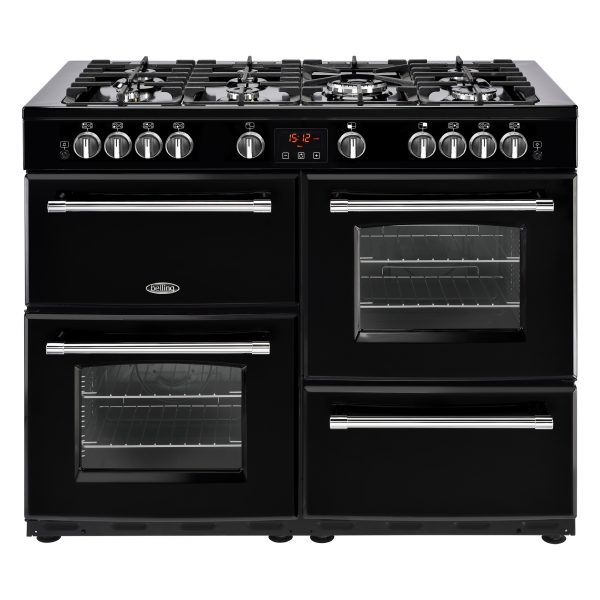 BELLING 110CM DUAL FUEL FARMHOUSE BK