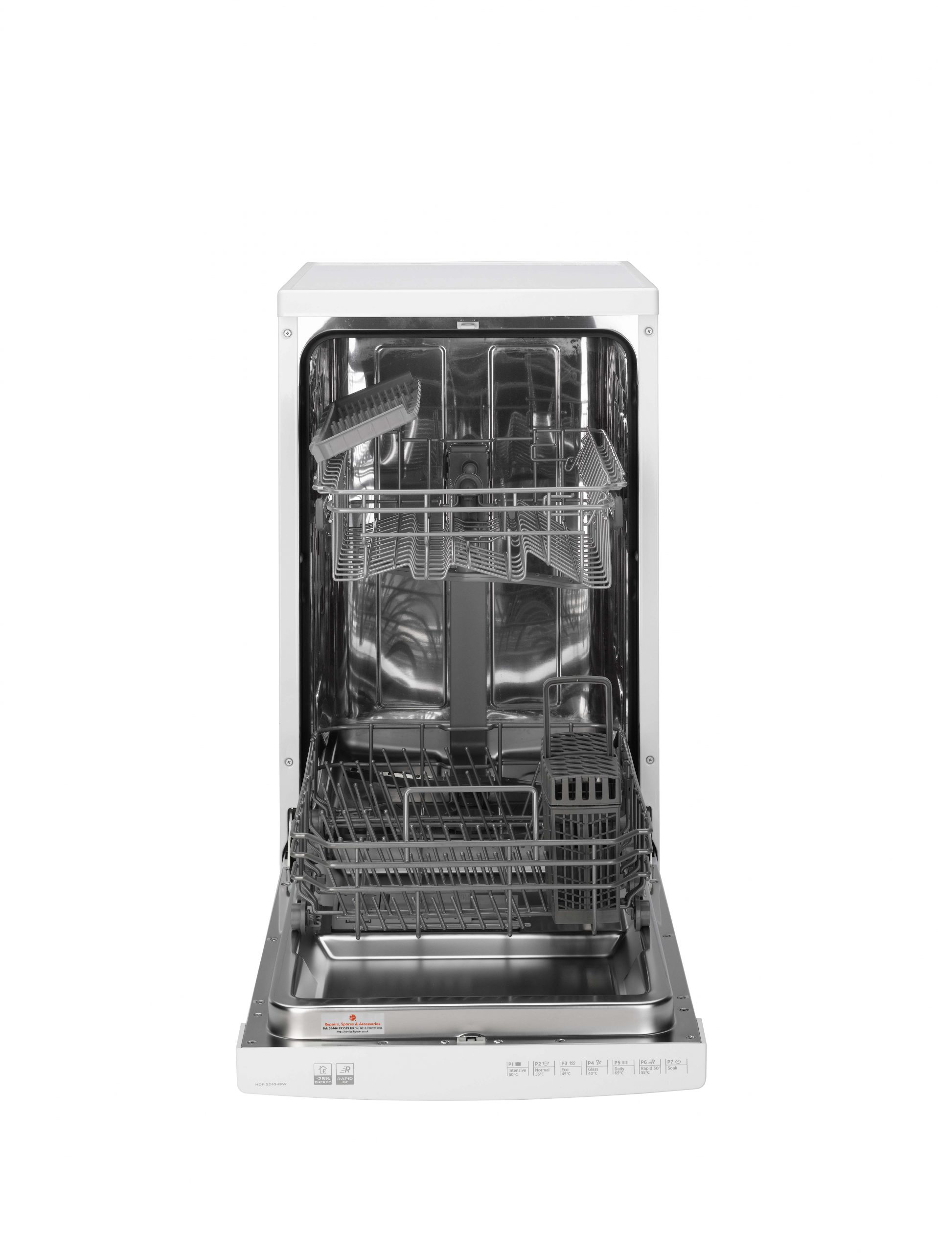 Hoover slimline integrated dishwasher discount