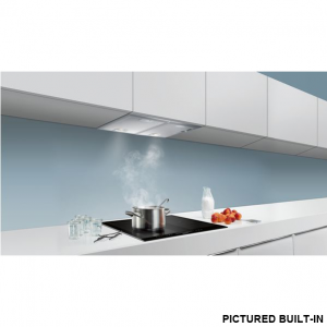 Amica 60cm Angled Chimney Cooker Hood – Black – AEA60BL