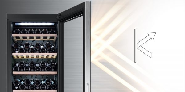 Haier WS53GDA Dual Zone 53 Bottle Wine Cooler A+ – Black