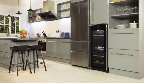 Haier WS53GDA Dual Zone 53 Bottle Wine Cooler A+ – Black