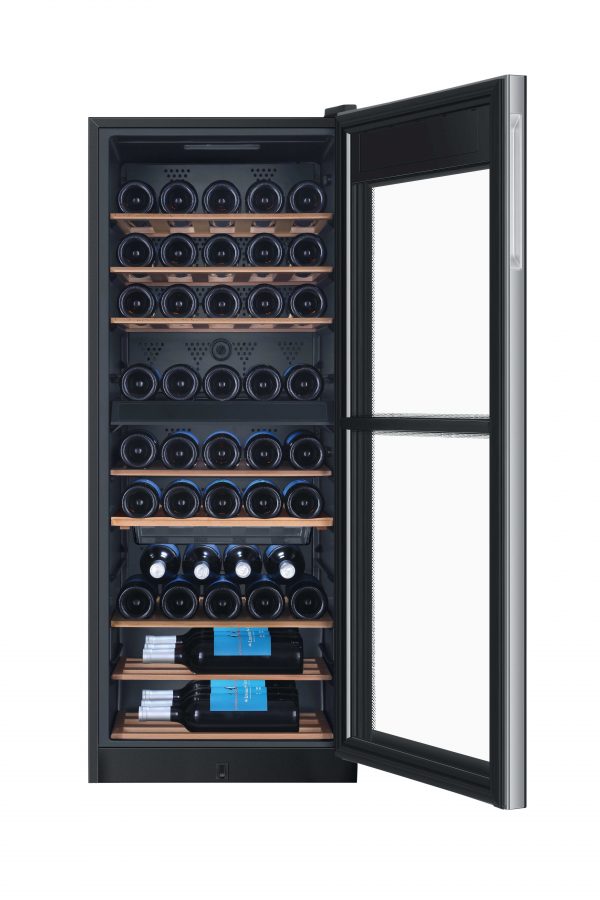 Haier WS53GDA Dual Zone 53 Bottle Wine Cooler A+ – Black