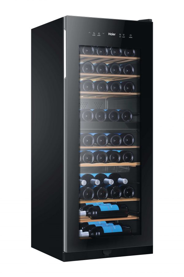 Haier WS53GDA Dual Zone 53 Bottle Wine Cooler A+ – Black