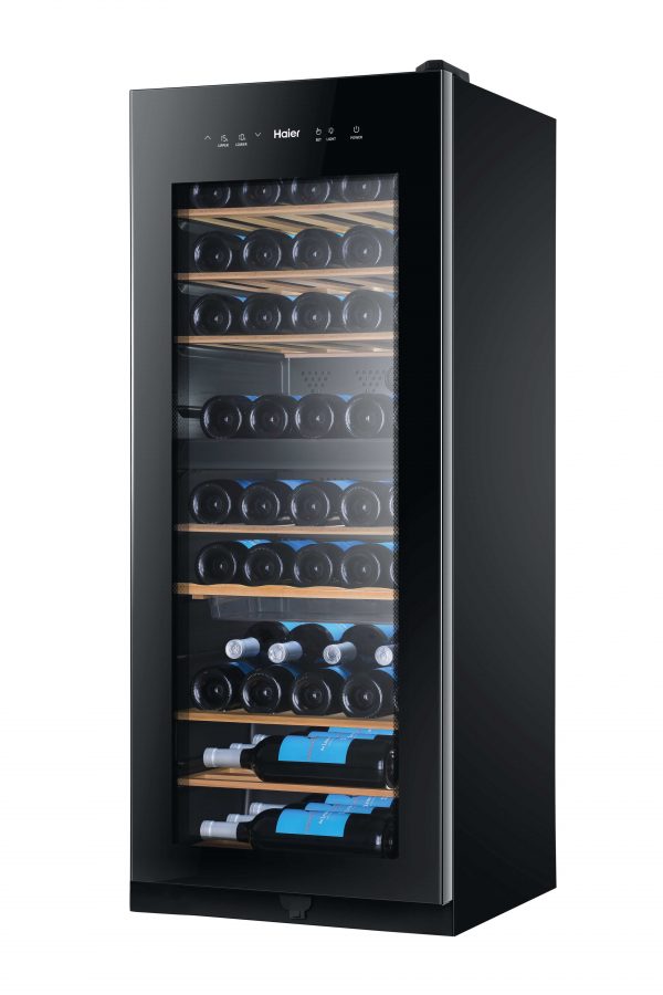 Haier WS53GDA Dual Zone 53 Bottle Wine Cooler A+ – Black