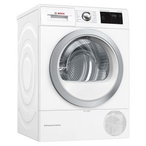 Bosch Serie 6, Heat pump tumble dryer, 9 kg - WTWH7660GB