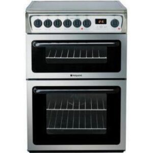 Hotpoint 60cm Ceramic Cooker Stainless Steel – HAE60X