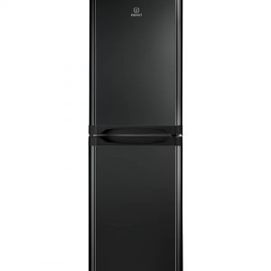 Indesit 50/50 fridge freezer black – IBD5517B
