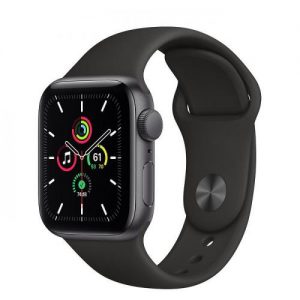 Apple Watch SE 40MM Aluminium Case with Sports Band – Space Grey – MYDP2B/A