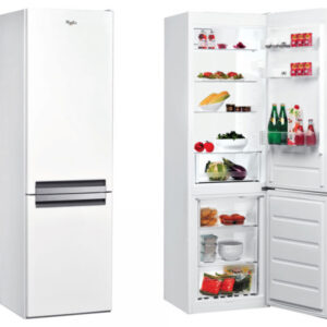 Whirlpool 60cm 1.88m Freestanding Less Frost Fridge Freezer White BLF8121W