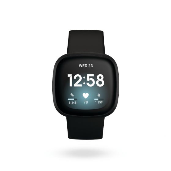 Fitbit Versa 3 Health & Fitness Black Smart Watch | 79-FB511BKBK