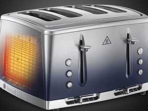Russell Hobbs Eclipse 2400W 4 Slice Toaster – Midnight Blue – 25141