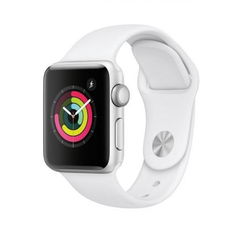 Apple Watch Series 3 38mm Aluminium Case with Sports Band - Silver | MTEY2B/A