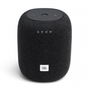 JBL Link Music Smart Wi-Fi and Bluetooth Speaker with Google Assistant – Black -JBLLINKMUSICBLKEU