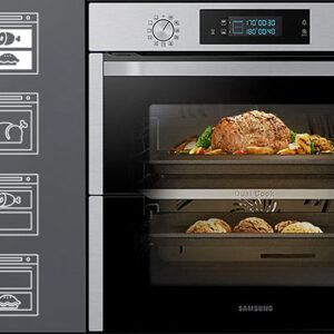 SAMSUNG Dual Cook Flex Electric Oven – Stainless Steel – NV75N5671RS