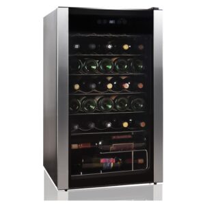 Belling Undercounter 34 Bottle Winecooler – Stainless Steel – BWC34BK