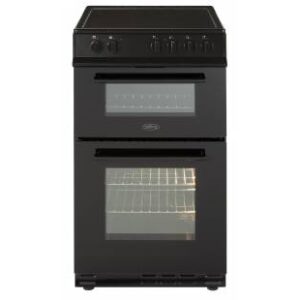 Belling 50cm Ceramic D/Oven Cooker – Black – FS50EDOFCBLK