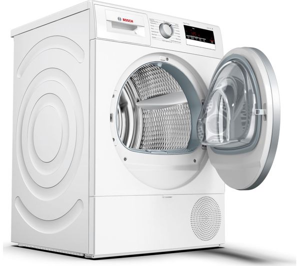 BOSCH Serie 4 8 kg Heat Pump Tumble Dryer White WTR85V21GB