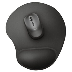 Trust Bigfoot Mouse Pad with Wrist Rest - Black - T16977