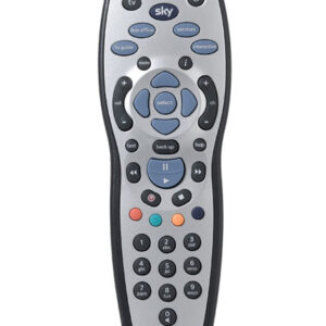 Sky HD TV Remote Control – Silver and Blue – SKY120