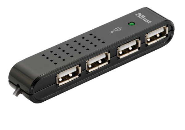 Trust Compact 4 Port USB 2.0 Mini Hub – T14591