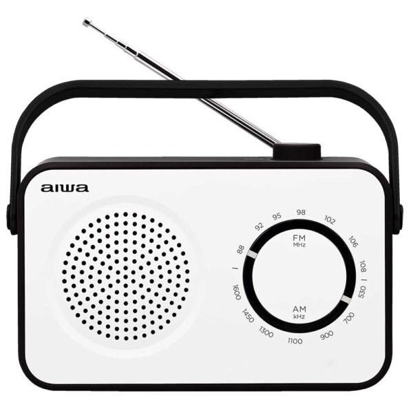 AIWA Portable Radio AM/FM Mains & Battery R-190BW