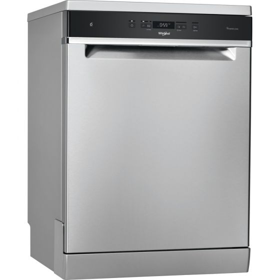 Whirlpool 60CM Freestanding Standard Dishwasher – Inox – WFC3C33PFXUK