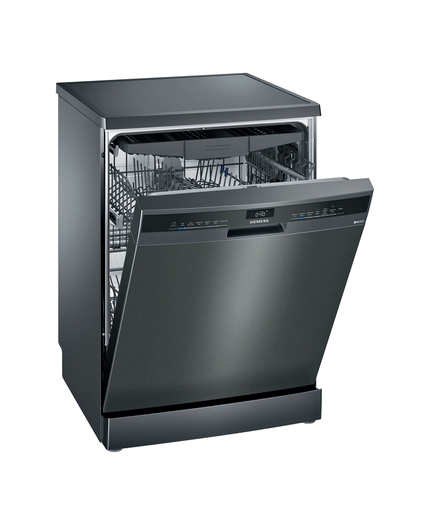Siemens iQ300 Dishwasher 6 Programme Black – SN23EC14CG