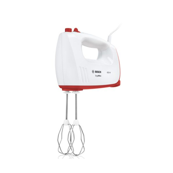 Bosch ErgoMixx Hand Mixer - White & Red - MFQ36300GB