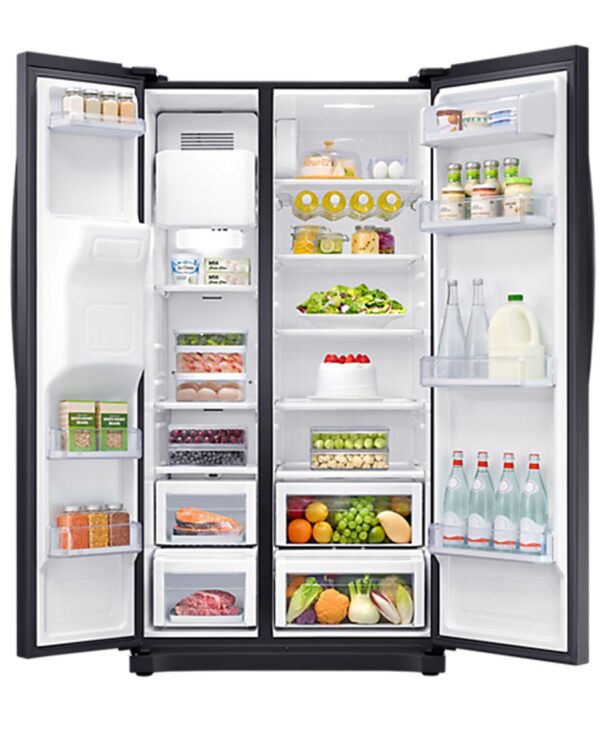 Samsung RS300 Black American Style Fridge Freezer Water + Ice I RS50N3413BC/EU