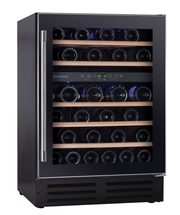 Hoover H-WINE 700 Wine Cooler 60cm-Black/Steel – HWCB60UK/N