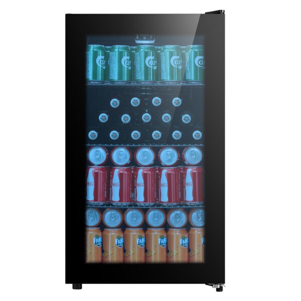 Belling 480mm wide Glass Beverage Cooler – BDC76BLK