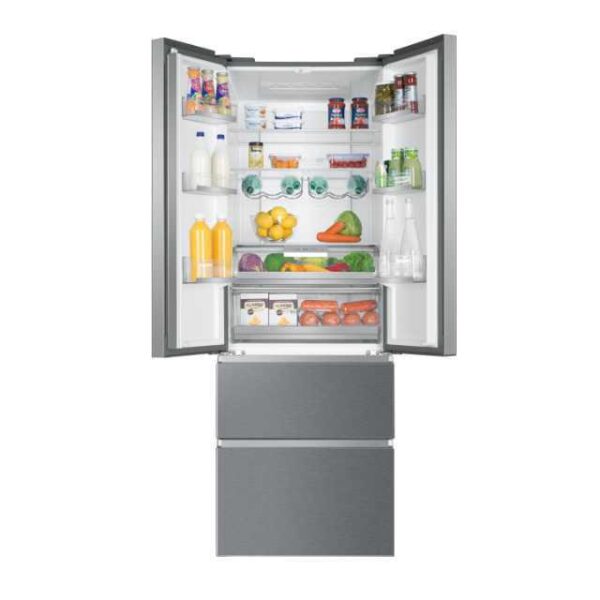 Haier Frost Free Freestanding American Fridge Freezer - Stainless Steel - HB20FPAAA