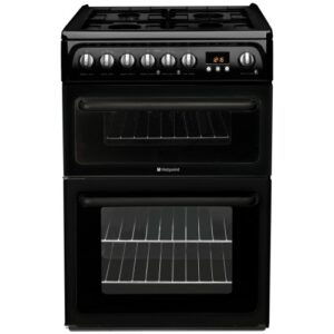 Hotpoint 60cm Gas Cooker Black – HAG60K