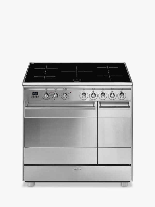 SSK92IMX8 Smeg 90cm Electric Range Cooker Stainless Steel