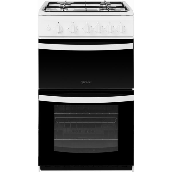 Indesit 50 cm Gas Cooker - White - ID5G00KMW