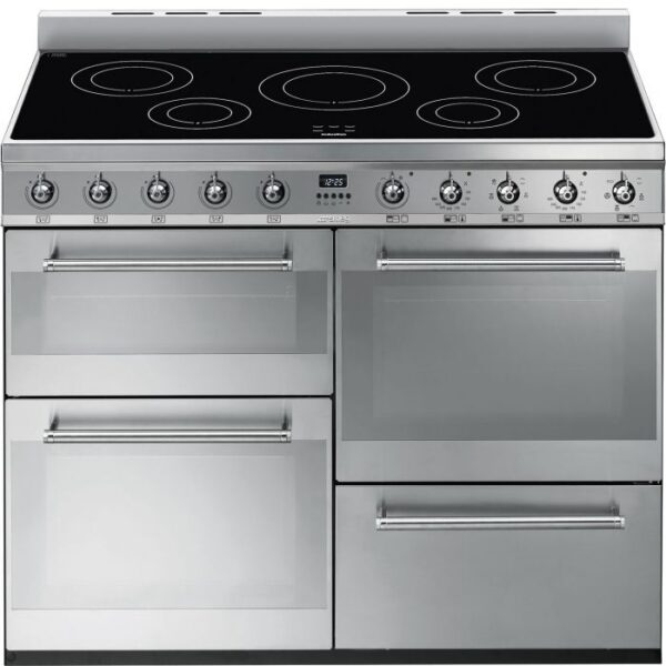 Smeg 110cm Symphony Range Cooker with Induction Hob Stainless Steel – SYD4110I